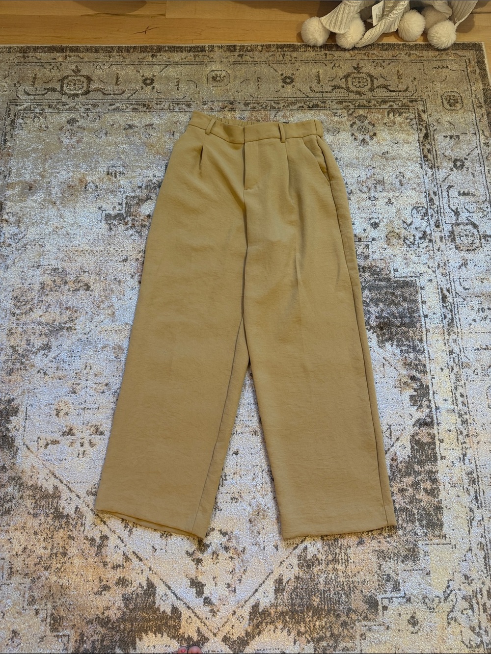 A New Day Wide Leg Pant - Khaki Beige